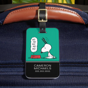 Jordnötter Snoopy Ho Ho Ho Food Dish Bagagebricka