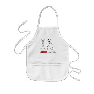 Jordnötter Snoopy Ho Ho Ho Food Dish Barnförkläde