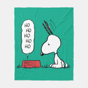 Jordnötter Snoopy Ho Ho Ho Food Dish Fleecefilt