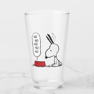 Jordnötter Snoopy Ho Ho Ho Food Dish Glaskopp