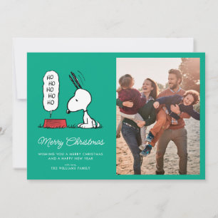 Jordnötter   Snoopy Ho Ho Ho Food Dish Julkort