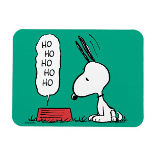 Jordnötter Snoopy Ho Ho Ho Food Dish Magnet