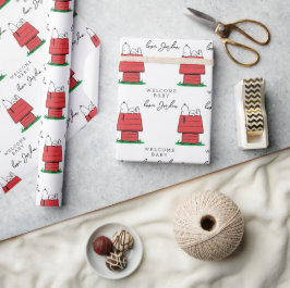 Jordnötter | Snoopy Hund House| Baby Shower Presentpapper