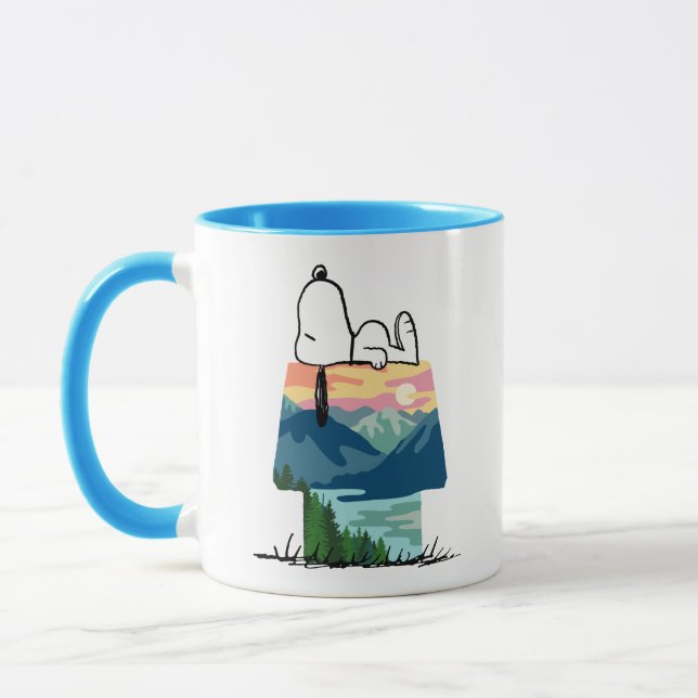 Jordnötter | Snoopy Hund House Go-Vild Mugg (Vänster)