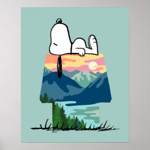Jordnötter   Snoopy Hund House Go-Vild Poster
