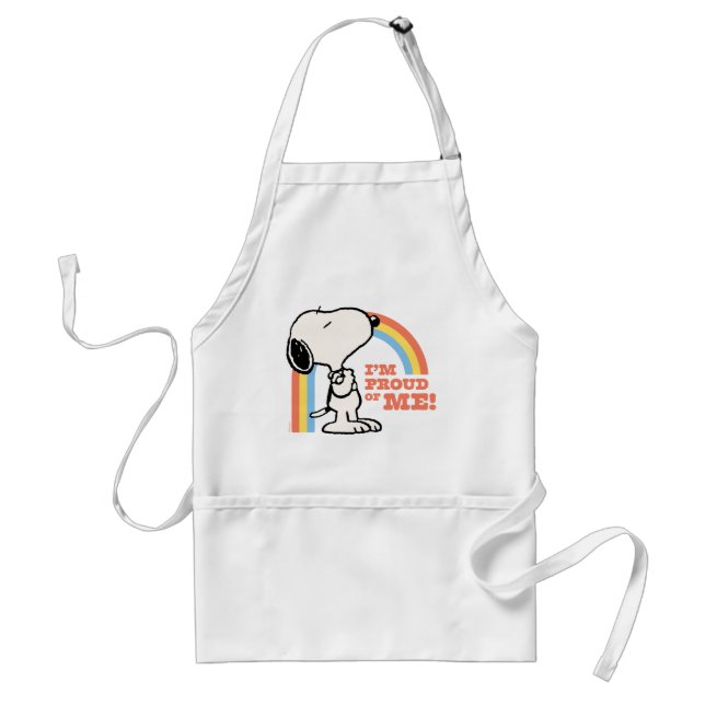 Jordnötter | Snoopy I är stolt över mig Förkläde (Framsidan)