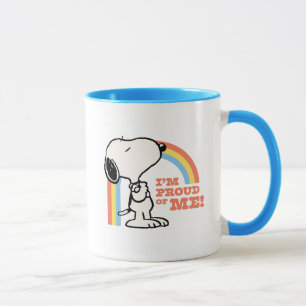Jordnötter Snoopy I är stolt över mig Mugg