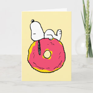 Jordnötter   Snoopy I Donut Know   Lägg till foto Kort