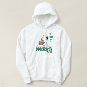 Jordnötter Snoopy I Kärlek Komma Presenter Hoodie