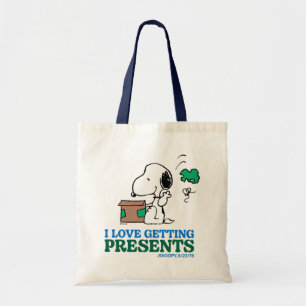 Jordnötter Snoopy I Kärlek Komma Presenter Tygkasse