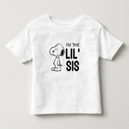 Jordnötter Snoopy | Jag är den lilla syster T Shirt
