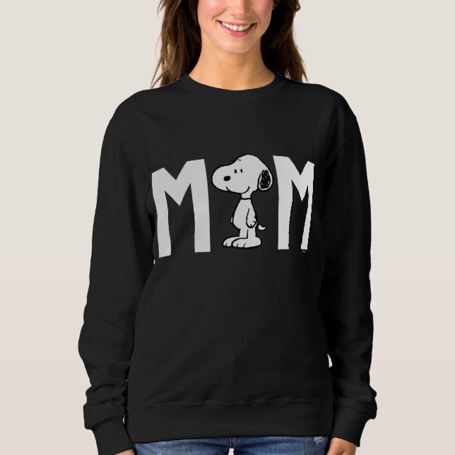 Jordnötter Snoopy Jag är Mamma T Shirt (Framsida)