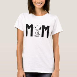 Jordnötter Snoopy Jag är Mamma T Shirt
