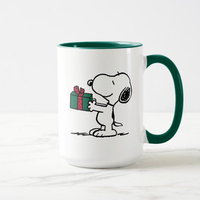 Jordnötter | Snoopy jul Gift Giver Mugg (Höger)