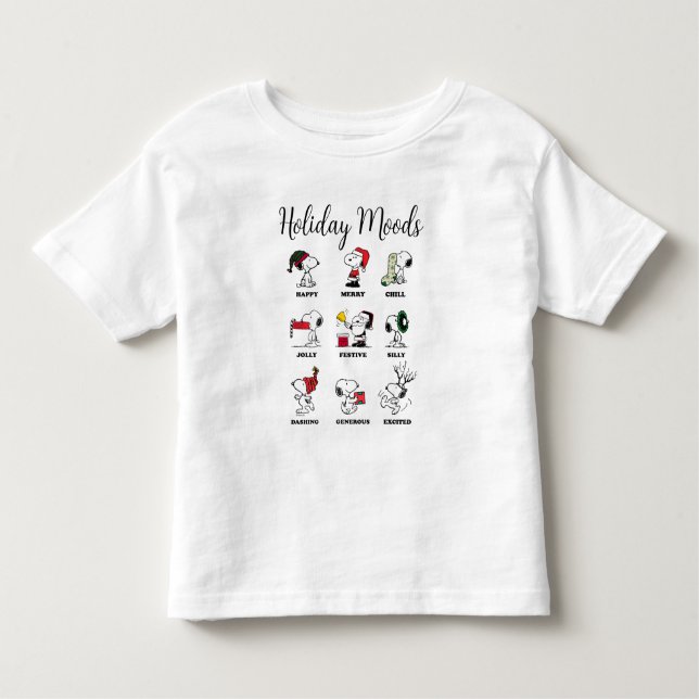 Jordnötter | Snoopy Jul Helgdag Moderna T Shirt (Framsida)