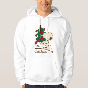 Jordnötter   Snoopy Julgran Hoodie