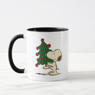 Jordnötter Snoopy Julgran Mugg