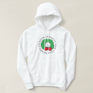 Jordnötter Snoopy Julkrans Hoodie
