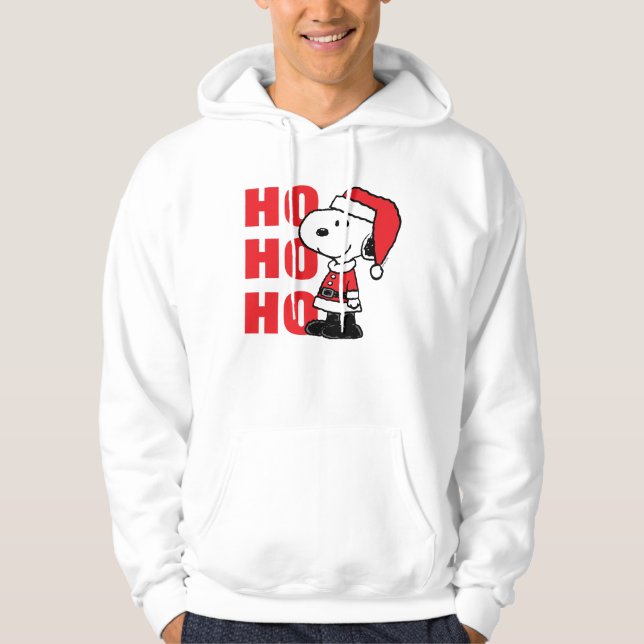 Jordnötter | Snoopy Jultomten Hoodie (Framsida)