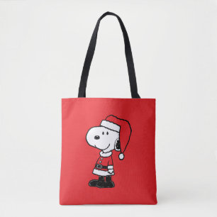 Jordnötter Snoopy Jultomten Tygkasse