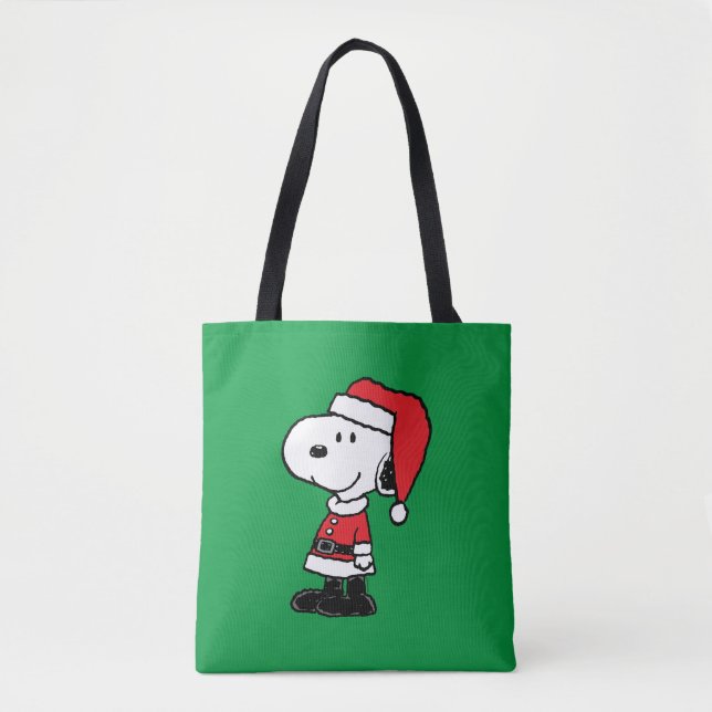 Jordnötter | Snoopy Jultomten Tygkasse (Framsida)