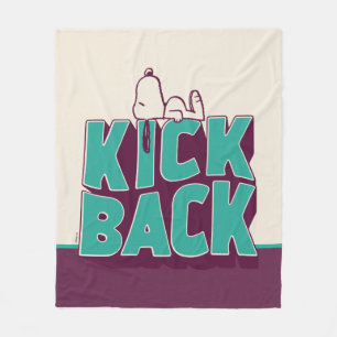 Jordnötter   Snoopy Kickback Fleecefilt