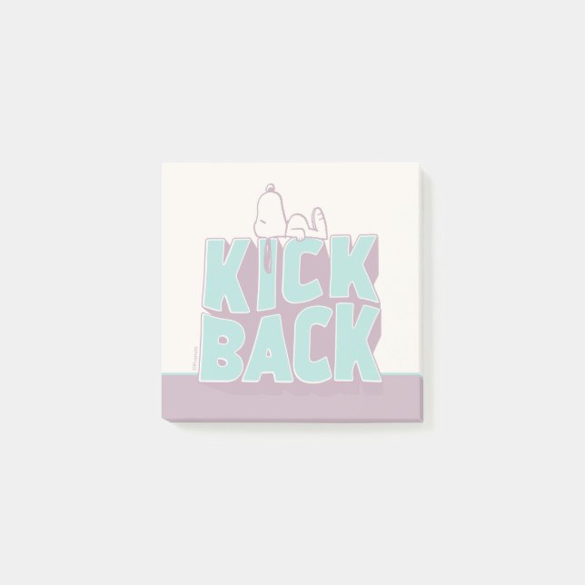 Jordnötter | Snoopy Kickback Post-it Block (Framsida)