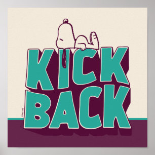 Jordnötter Snoopy Kickback Poster