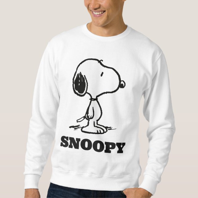 Jordnötter | Snoopy Lång Ärmad Tröja (Framsida)