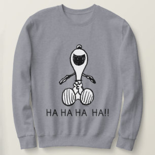 Jordnötter Snoopy Laughs Lång Ärmad Tröja