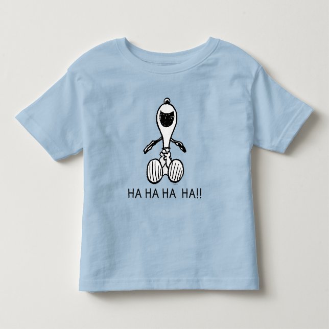 Jordnötter | Snoopy Laughs T Shirt (Framsida)