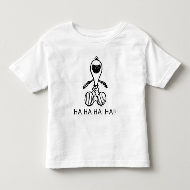 Jordnötter | Snoopy Laughs T Shirt (Framsida)