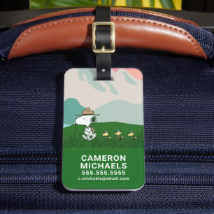 Jordnötter   Snoopy Ledare för paketet Bagagebricka