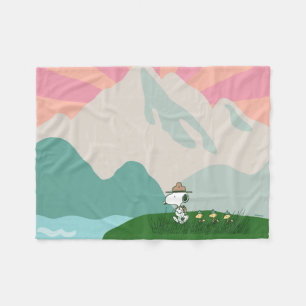 Jordnötter   Snoopy Ledare för paketet Fleecefilt