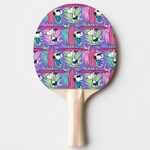 Jordnötter   Snoopy Lila Surfa Mönster Pingisracket