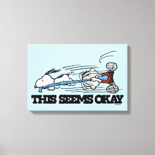 Jordnötter   Snoopy & Linus Canvastryck