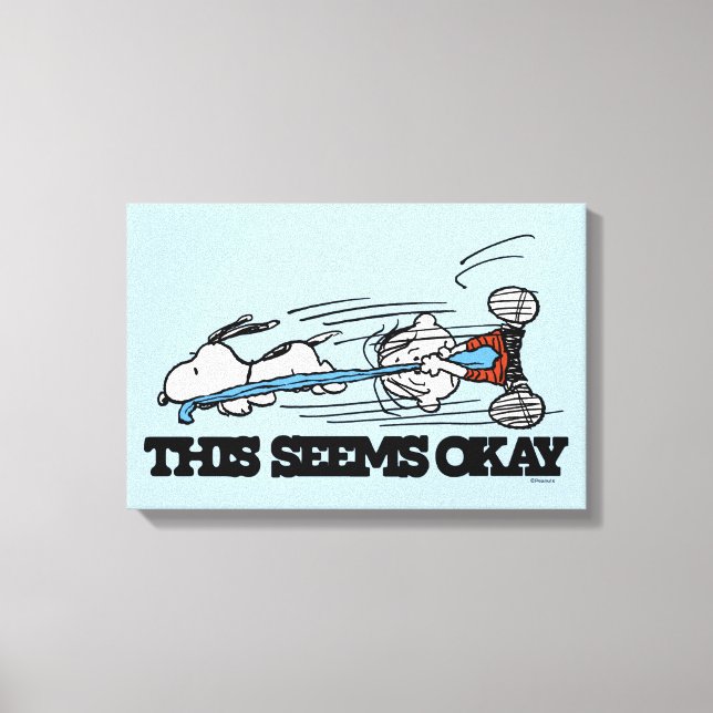 Jordnötter | Snoopy & Linus Canvastryck (Framsida)