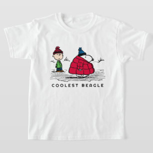 Jordnötter   Snoopy & Linus Down Fylld Jacka T Shirt
