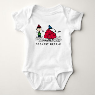 Jordnötter Snoopy & Linus Down Fylld Jacka T Shirt