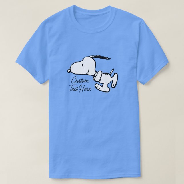 Jordnötter | Snoopy Löpning T Shirt (Design framsida)