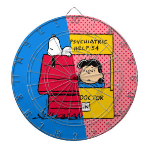 Jordnötter Snoopy & Lucy halv & halv Darttavla