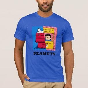 Jordnötter   Snoopy & Lucy halv & halv T Shirt