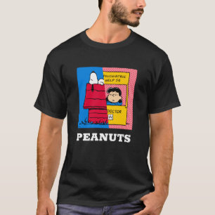 Jordnötter   Snoopy & Lucy halv & halv T Shirt