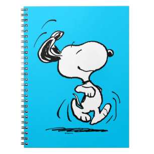 Jordnötter Snoopy Lycklig Dance Anteckningsbok