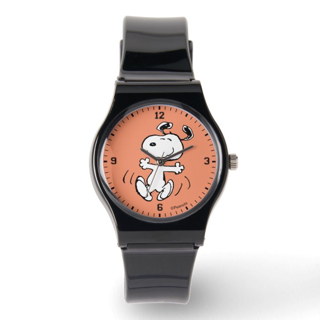 Jordnötter | Snoopy Lycklig Dance Armbandsur (Framsida)