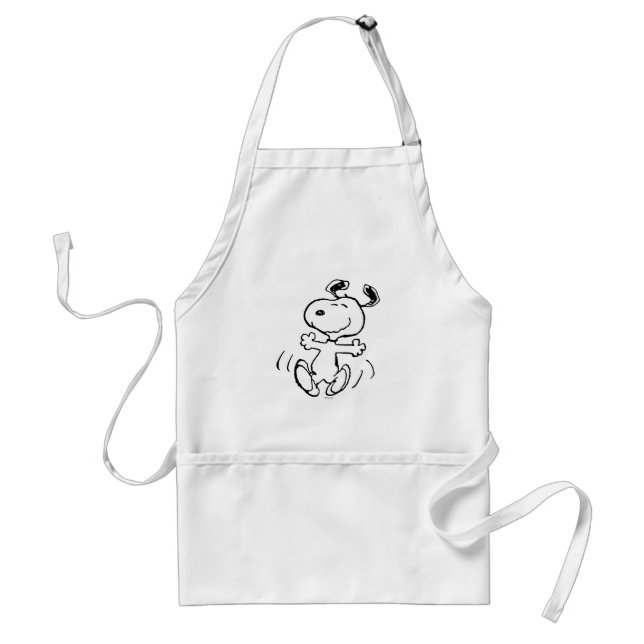 Jordnötter | Snoopy Lycklig Dance Förkläde (Framsidan)