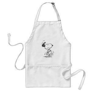 Jordnötter Snoopy Lycklig Dance Förkläde