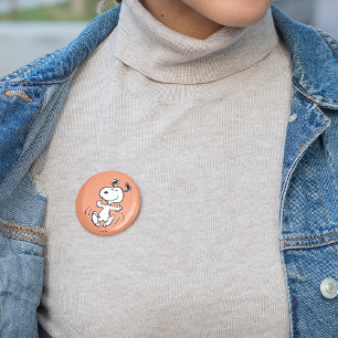 Jordnötter Snoopy Lycklig Dance Knapp