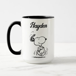 Jordnötter   Snoopy Lycklig Dance   Lägg till ditt Mugg