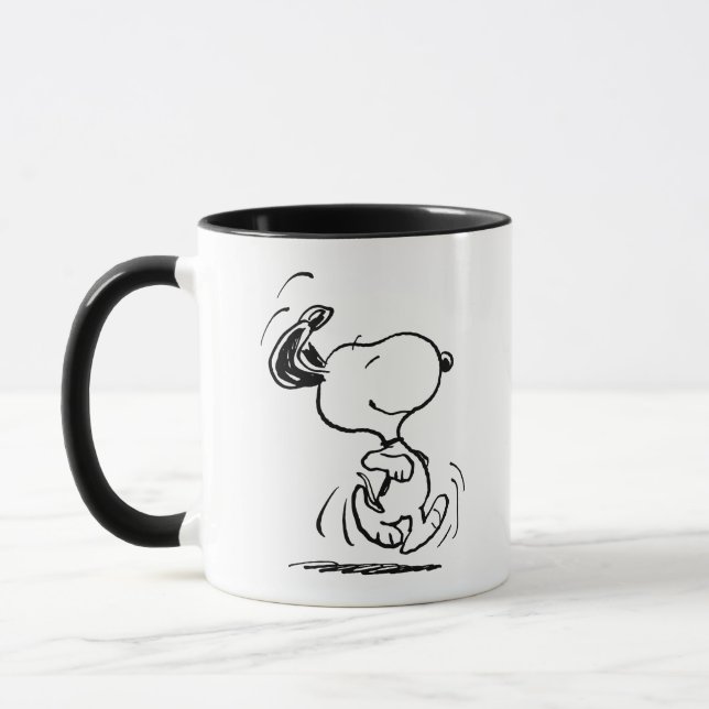 Jordnötter | Snoopy Lycklig Dance Mugg (Vänster)